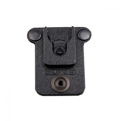 Klick-Fast Lederlasche, 1-fach, Lasche: ca. 40,5mm breit