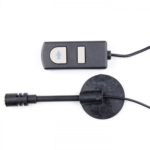 Freisprech-Set, Schwanenhals-Mikrofon mit 2-Tasten-PTT, ca. 2,6m Kabel, für Sepura SCC/HBC/AIU