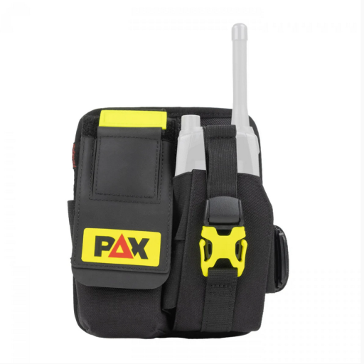 PAX PRO Funkgeräte-Holster universal, Größe L, schwarz/gelb