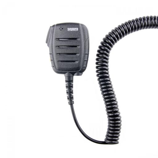 Faustmikrofon IP67, für SCC2/SCC3-IP67, Anschluss hinten mit Rundstecker