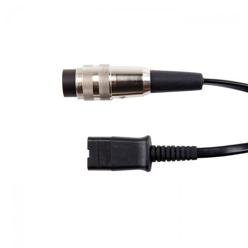 Headsetspiralkabel mit geradem Anschlussstecker 