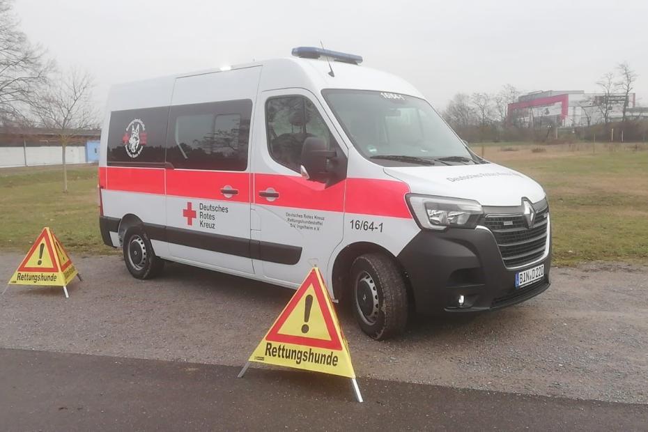 DRK Rettungshundefahrzeug DRK Ingelheim